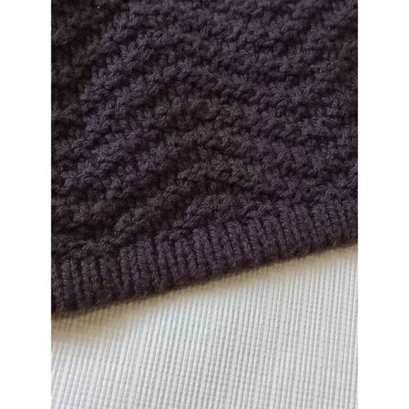 Belldini Charcoal Gray Long Sleeve Tight Knit Open Front Cardigan Women's Medium - Picture 10 of 12